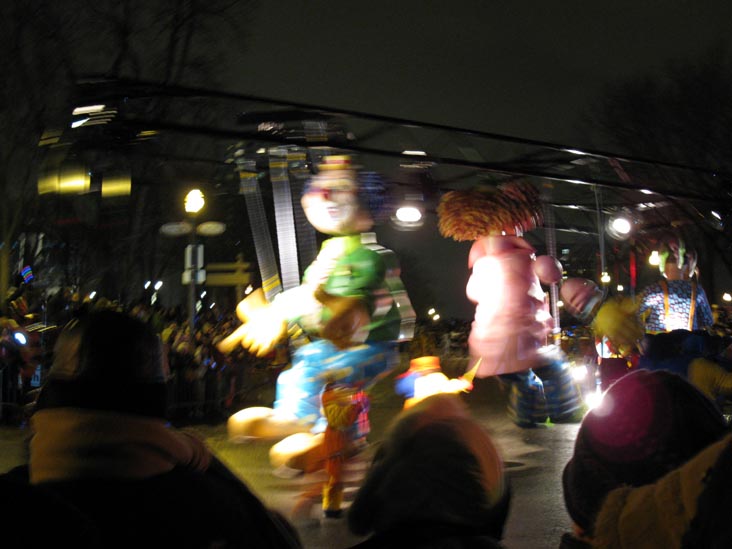 Night Parade, Grande Allée, 2010 Carnaval de Québec (Quebec Winter Carnival), Québec City, Canada, February 13, 2010