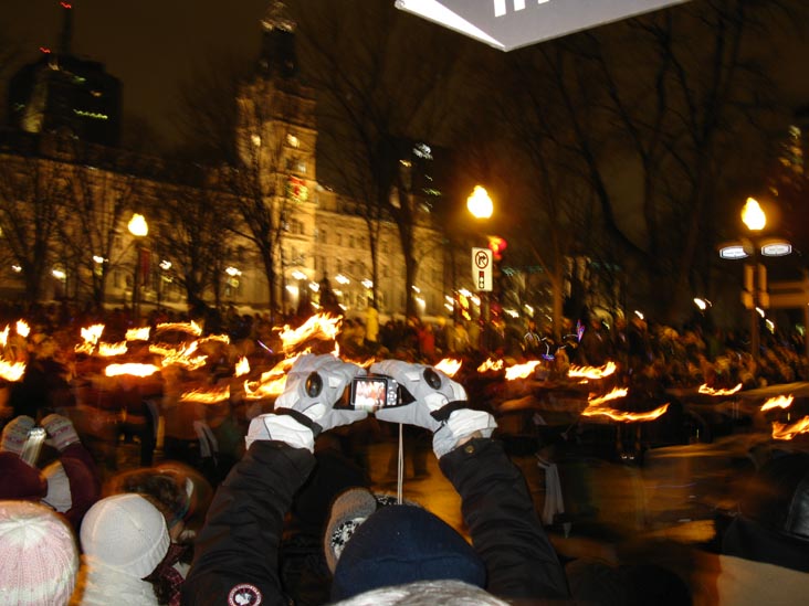 Night Parade, Grande Allée, 2010 Carnaval de Québec (Quebec Winter Carnival), Québec City, Canada, February 13, 2010