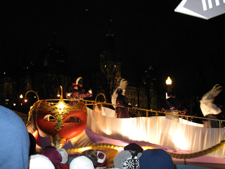 Night Parade, Grande Allée, 2010 Carnaval de Québec (Quebec Winter Carnival), Québec City, Canada, February 13, 2010