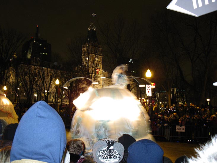 Night Parade, Grande Allée, 2010 Carnaval de Québec (Quebec Winter Carnival), Québec City, Canada, February 13, 2010