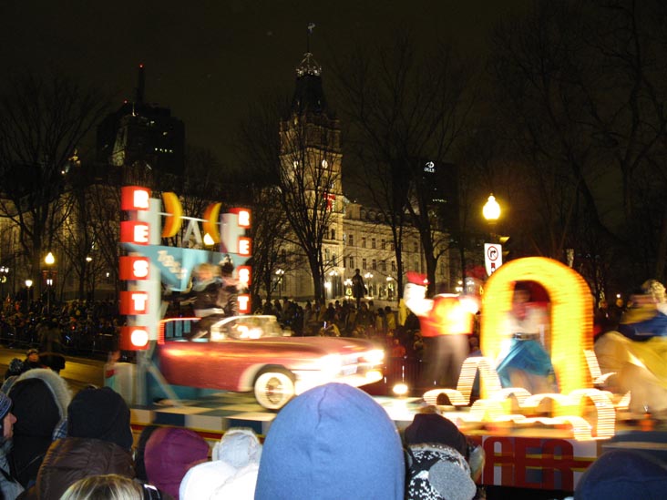 Night Parade, Grande Allée, 2010 Carnaval de Québec (Quebec Winter Carnival), Québec City, Canada, February 13, 2010