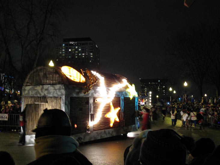 Night Parade, Grande Allée, 2010 Carnaval de Québec (Quebec Winter Carnival), Québec City, Canada, February 13, 2010