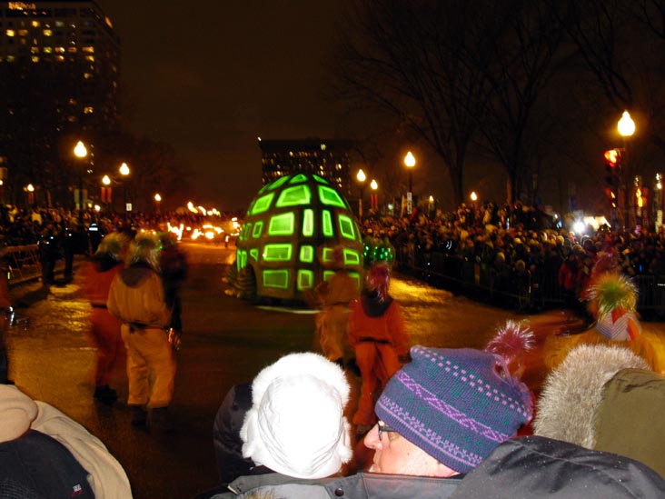 Night Parade, Grande Allée, 2010 Carnaval de Québec (Quebec Winter Carnival), Québec City, Canada, February 13, 2010