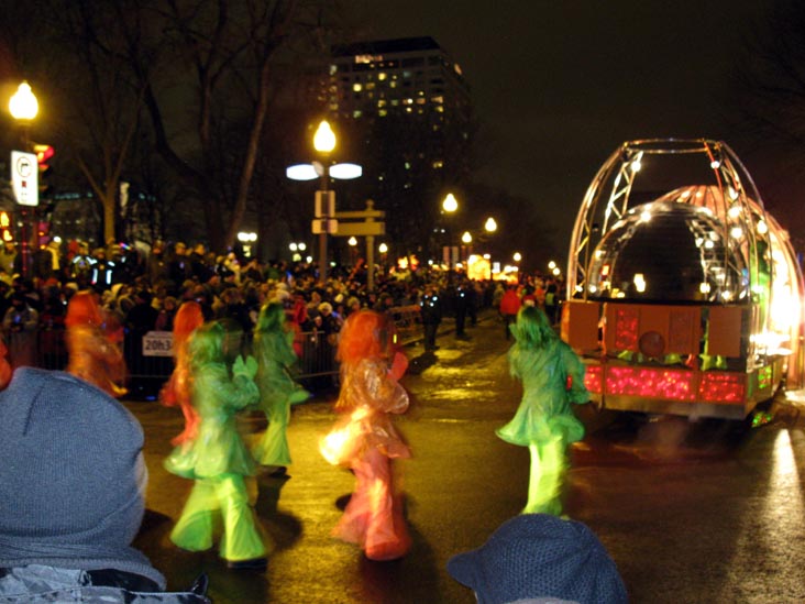 Night Parade, Grande Allée, 2010 Carnaval de Québec (Quebec Winter Carnival), Québec City, Canada, February 13, 2010