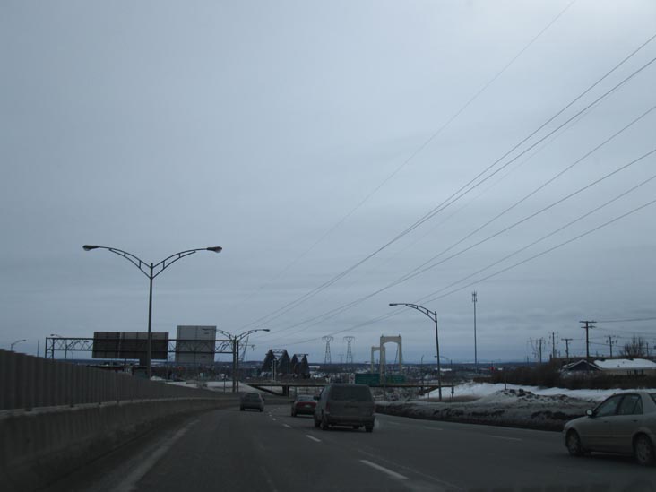 Pont Pierre-Laporte/Pierre Laporte Bridge Between Québec City and Lavis, Québec, Canada, February 14, 2010