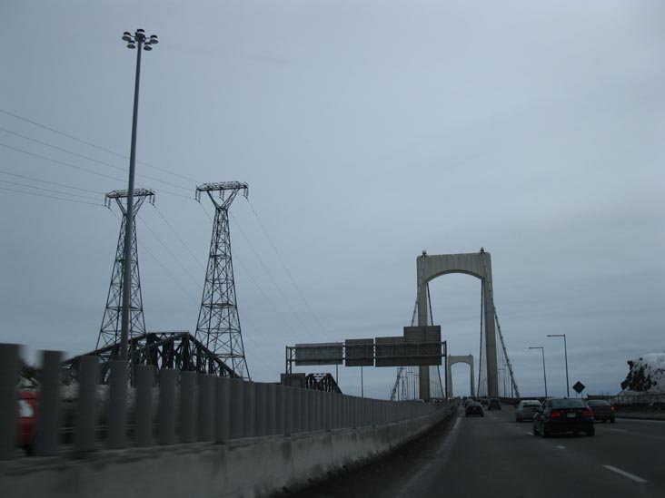 Pont Pierre-Laporte/Pierre Laporte Bridge Between Québec City and Lavis, Québec, Canada, February 14, 2010