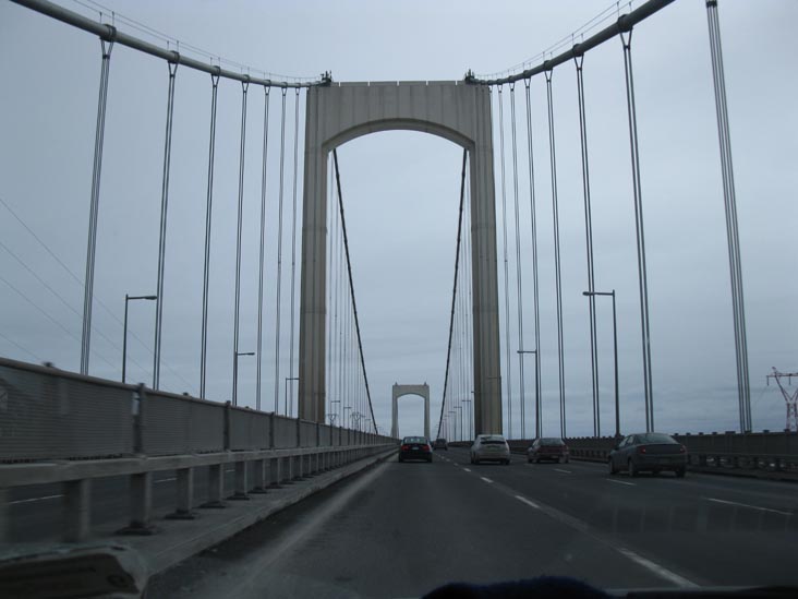 Pont Pierre-Laporte/Pierre Laporte Bridge Between Québec City and Lavis, Québec, Canada, February 14, 2010