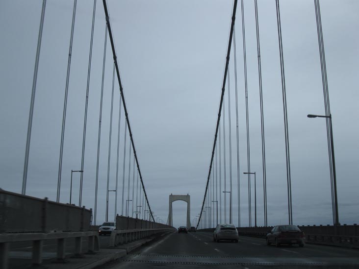 Pont Pierre-Laporte/Pierre Laporte Bridge Between Québec City and Lavis, Québec, Canada, February 14, 2010