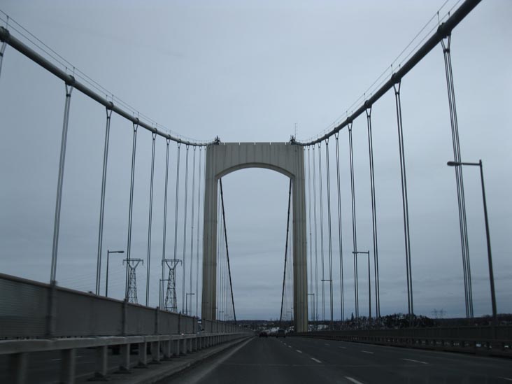 Pont Pierre-Laporte/Pierre Laporte Bridge Between Québec City and Lavis, Québec, Canada, February 14, 2010