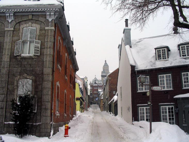 Rue des Remparts, Québec City, Canada