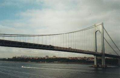 Verrazano-Narrows Bridge From Carnival Victory