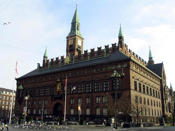 City Hall, Rådhuspladsen (City Hall Square), Copenhagen, Denmark