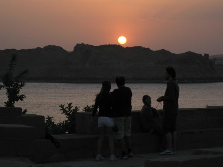 Sunset From Philae Temple, Aswan, Egypt