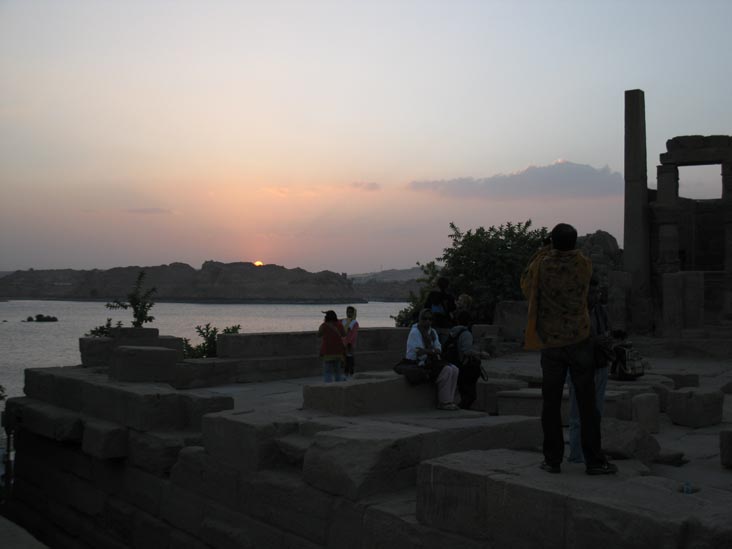 Sunset From Philae Temple, Aswan, Egypt