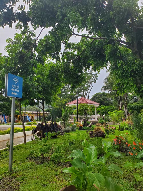 Parque Fray Rafael Fernandez, Concepción de Ataco, El Salvador, August 8, 2024