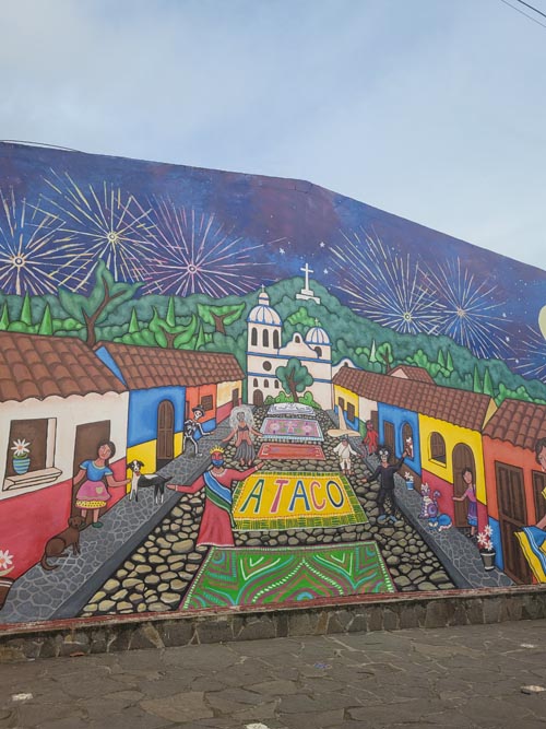 Ataco Mural, Concepción de Ataco, El Salvador, August 9, 2024