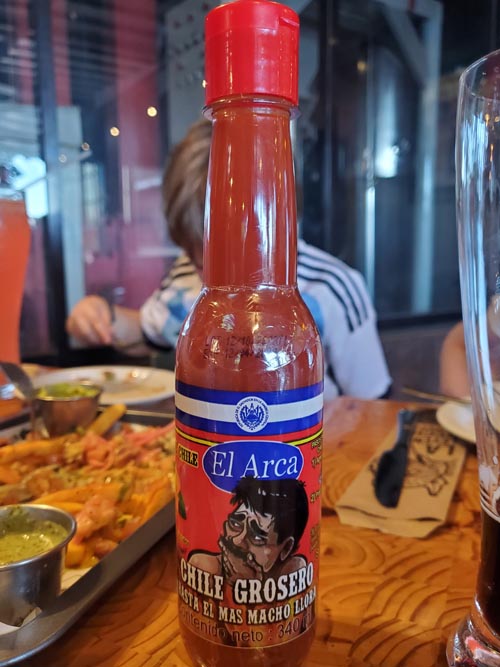 El Arca Hot Sauce, Cadejo Brewing Company, San Salvador, El Salvador, August 14, 2024