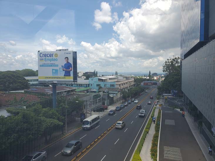 View From Millennium Plaza Skyway Connector, Centro Comercial Galerias, San Salvador, El Salvador, August 15, 2024