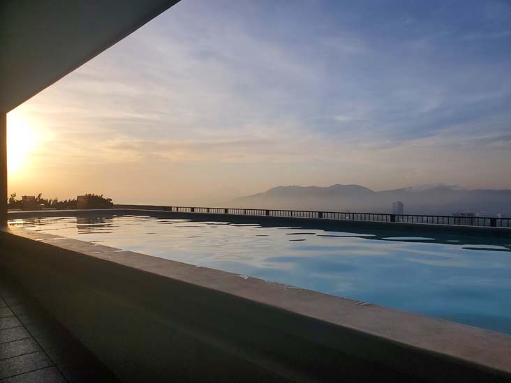 Swimming Pool, Rooftop, Altos Tower, Alameda Juan Pablo II, San Salvador, El Salvador, August 16, 2024