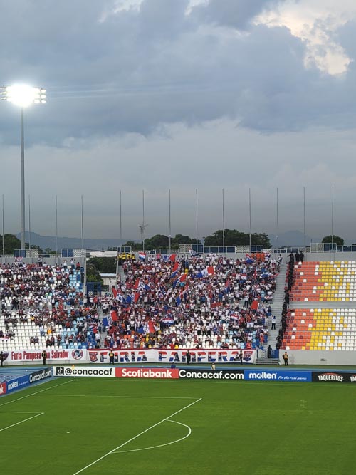 LA Firpo Supporters' Section, Luis Angel Firpo vs. Alajuelense, Estadio Nacional Jorge "El Mágico" González, San Salvador, El Salvador, August 7, 2024