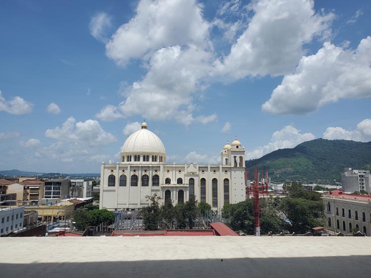 View From Rooftop Food Court, Mercado Hula Hula, Centro Histórico, San Salvador, El Salvador, August 7, 2024