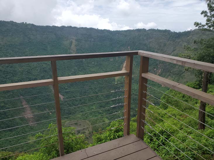 Crater and Viewing Platform, Parque Nacional El Boquerón, San Salvador Volcano, El Salvador, August 8, 2024