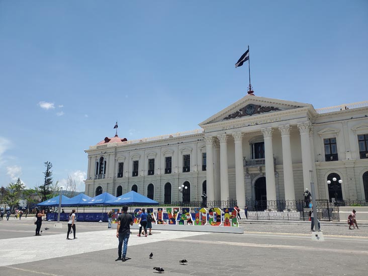 Palacio Nacional de El Salvador, Plaza Gerardo Barrios, Centro Histórico, San Salvador, El Salvador, August 7, 2024