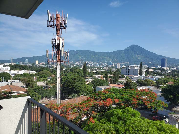 San Salvador Volcano, View From San Francisco Tower, Calle Los Castaños, San Salvador, El Salvador, August 6, 2024