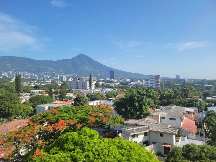 San Salvador Volcano, View From San Francisco Tower, Calle Los Castaños, San Salvador, El Salvador, August 6, 2024