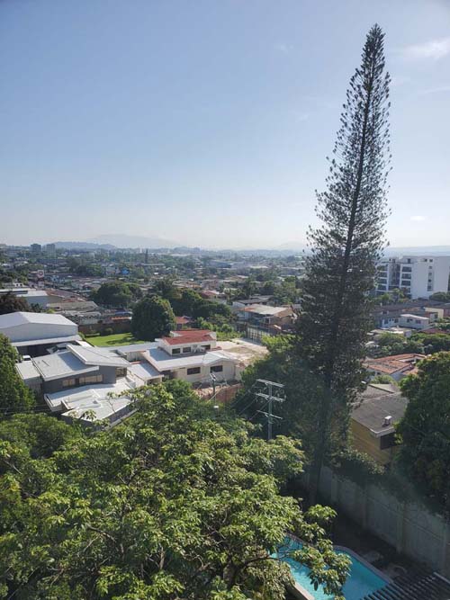 View From San Francisco Tower, Calle Los Castaños, San Salvador, El Salvador, August 6, 2024