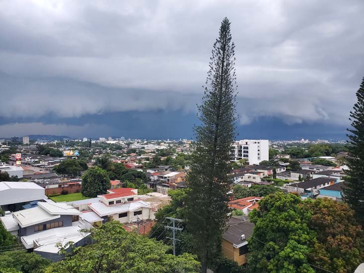 View From San Francisco Tower, Calle Los Castaños, San Salvador, El Salvador, August 6, 2024