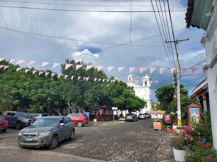 Calle Francisco Morazán at Parque Central de Suchitoto, Suchitoto, El Salvador, August 13, 2024