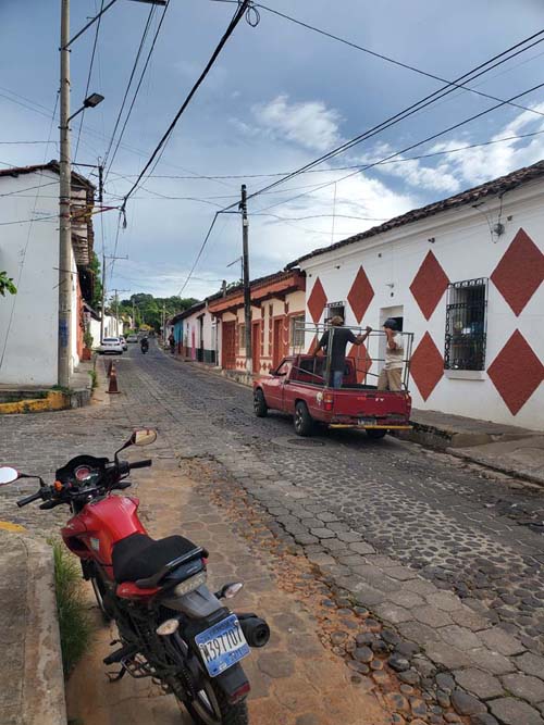 4a Avenida Sur at 1a Calle Poniente, Suchitoto, El Salvador, August 13, 2024