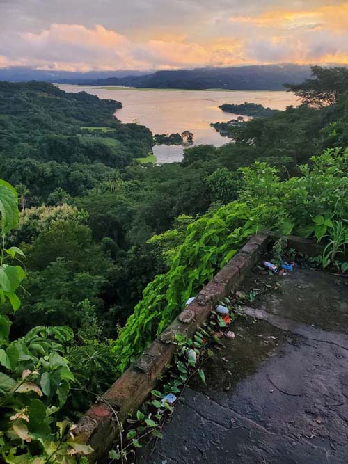 Cerrón Grande Reservoir/Lake Suchitlán From Mirador Flor de la Barranca, Suchitoto, El Salvador, August 14, 2024