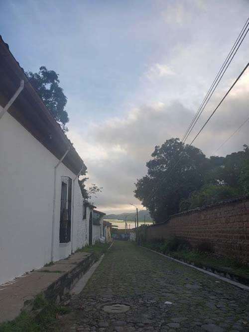 Looking East Down 4a Calle Poniente From 2a Avenida Norte, Suchitoto, El Salvador, August 14, 2024