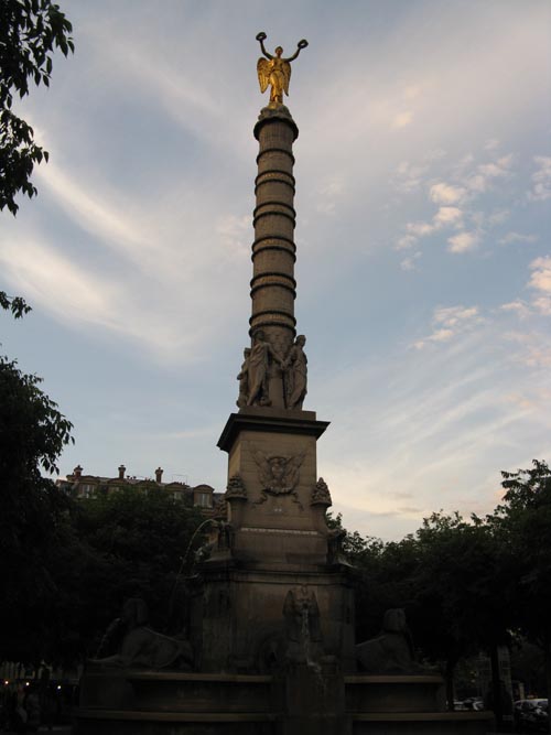 La Fontaine du Palmier (Palm Tree Fountain), Place du Châtelet, 1er Arrondissement, Paris, France