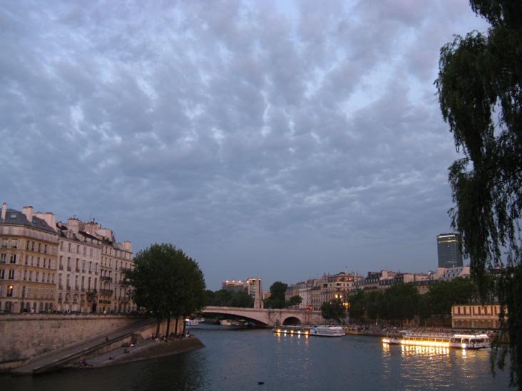 View of the Seine From Behind Cathédrale Notre-Dame de Paris, 4e Arrondissement, Paris, France