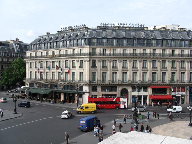 Place de l'Opéra From Loggia, Palais Garnier, 9e Arrondissement, Paris, France