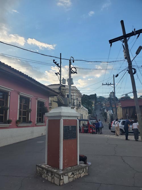 Francisco Morazán Monument, Parque Central, Copán Ruinas, Honduras, August 11, 2024