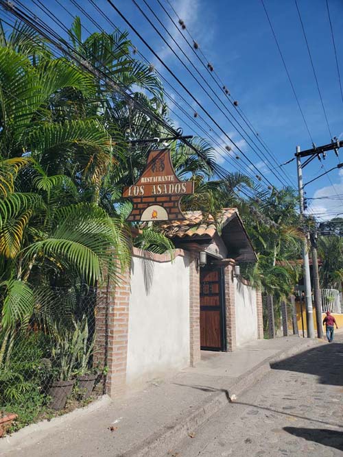 Restaurante Los Asados, Calle Acrópolis, Copán Ruinas, Honduras, August 12, 2024