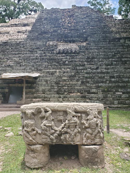 Altar Q and Temple 16, West Court, Copán, Copán Ruinas, Honduras, August 12, 2024