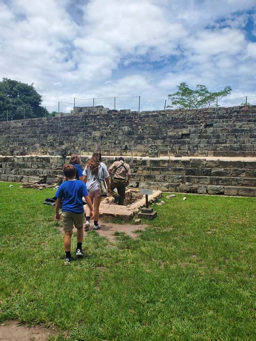 Los Jaguares Tunnel Entrance, East Court, Copán, Copán Ruinas, Honduras, August 12, 2024