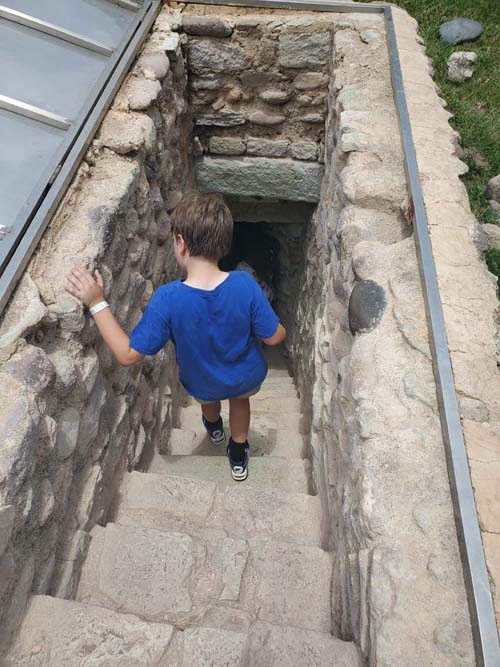 Los Jaguares Tunnel Entrance, East Court, Copán, Copán Ruinas, Honduras, August 12, 2024