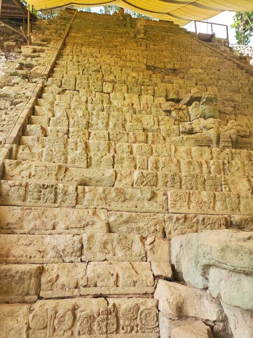 Hieroglyphic Stairway, Great Plaza, Copán, Copán Ruinas, Honduras, August 12, 2024