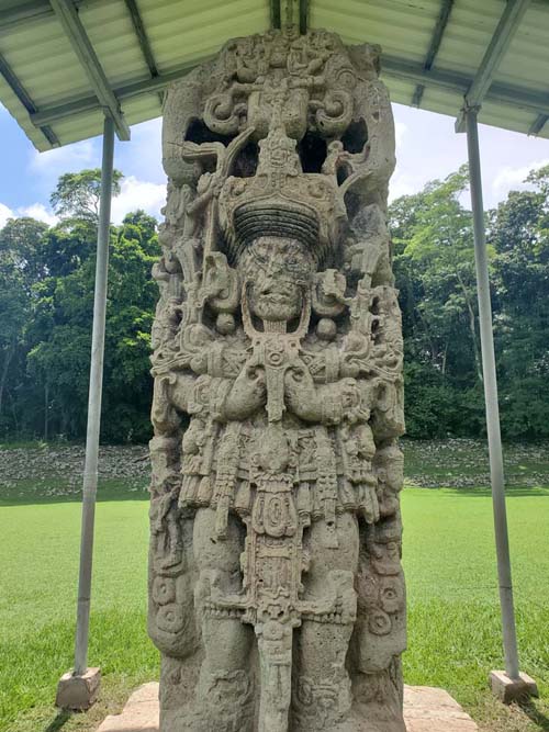 Stele B, Great Plaza, Copán, Copán Ruinas, Honduras, August 12, 2024