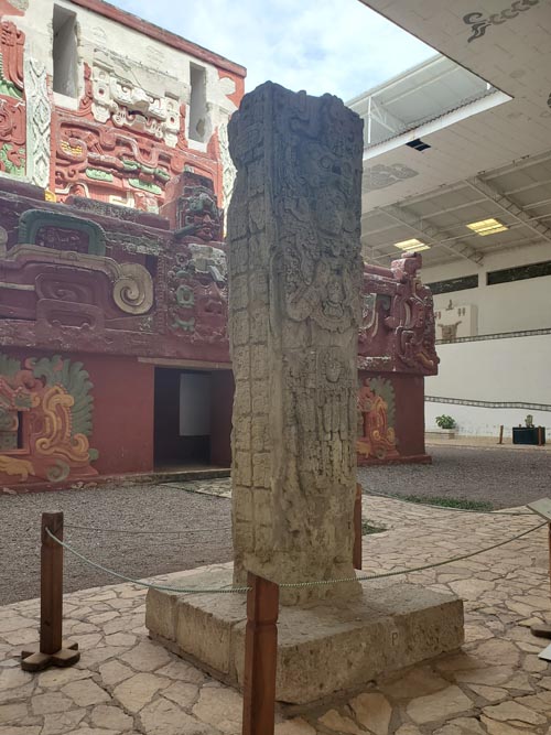 Stele, Museum, Copán, Copán Ruinas, Honduras, August 12, 2024