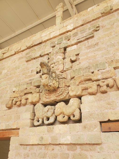 Macaw Sculpture, Museum, Copán, Copán Ruinas, Honduras, August 12, 2024