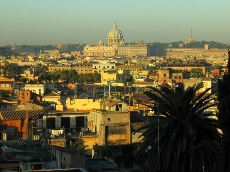 View From Viale Adamo Mickievicz, Villa Borghese, Rome, Lazio, Italy