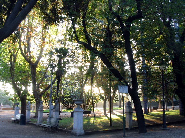 Viale degli Ippocastani, Villa Borghese, Rome, Lazio, Italy