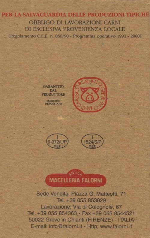 Antica Macelleria Falorni, Piazza Giacomo Matteotti, 66-71, Greve in ...